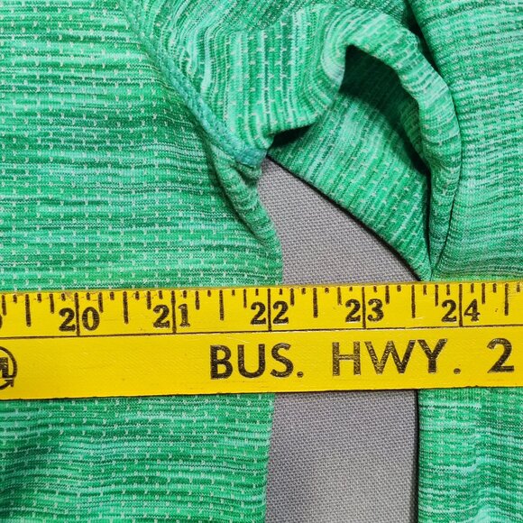 Under Armour Heatgear Threadborne T-shirt Mens size XL green long sleeve - Picture 8 of 9